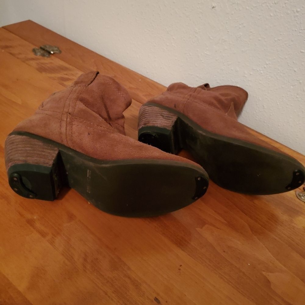 Call it Spring Tan Suede Booties Size 9 - Picture 5 of 8